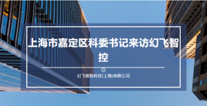 上海市嘉定区科委书记徐慧来访幻飞智控进行工作考察