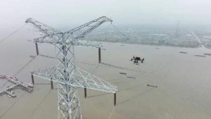 江苏电网实现重要输电线路无人机自动巡检全覆盖，巡检效率为传统人工巡检的6倍