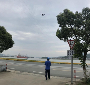 国网舟山供电公司深化无人机+红外测温 实现跨海线路状态检测