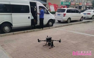 巡逻+宣传—菏泽开发区岳程街道“无人机志愿者”上线