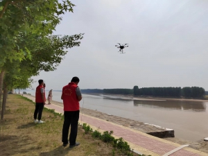 济南市济阳区防汛用上了无人机