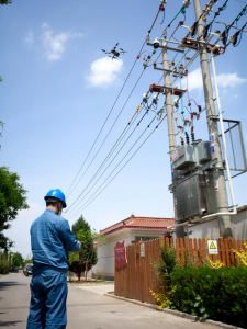 宁夏首次开展配电网无人机自主巡检