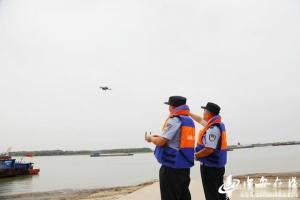 马鞍山水警无人机实战应用助力长江大保护