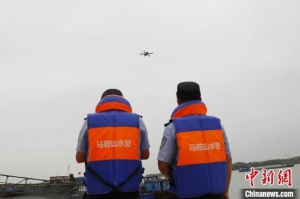 安徽马鞍山水警无人机实战应用助力长江大保护