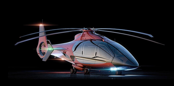 直升机无人机外观结构设计