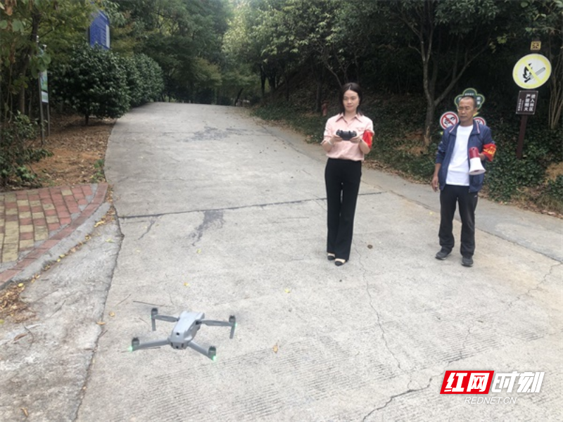 北湖区燕泉街道：无人机代替人工巡查助力森林防火工作