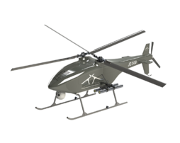 JZ-500 交叉双旋翼复合推进无人直升机