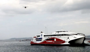 斗山创新氢无人机参加大规模联合抗灾演习