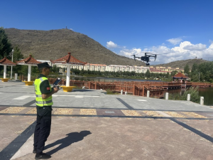 青河公安：无人机“空中执勤” 助力防溺水巡查