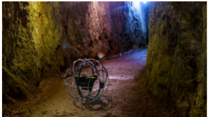 Revolute 球形笼状机器人可以向任意方向滚动并像多旋翼飞行器一样飞行