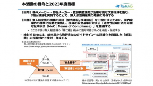NEDO举办第四次与无人机认证须知兼容的认证方法案例研究（无人机型号认证流程概要）