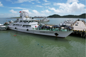 斯威普热红外无人机助力珠海市海洋巡检演习