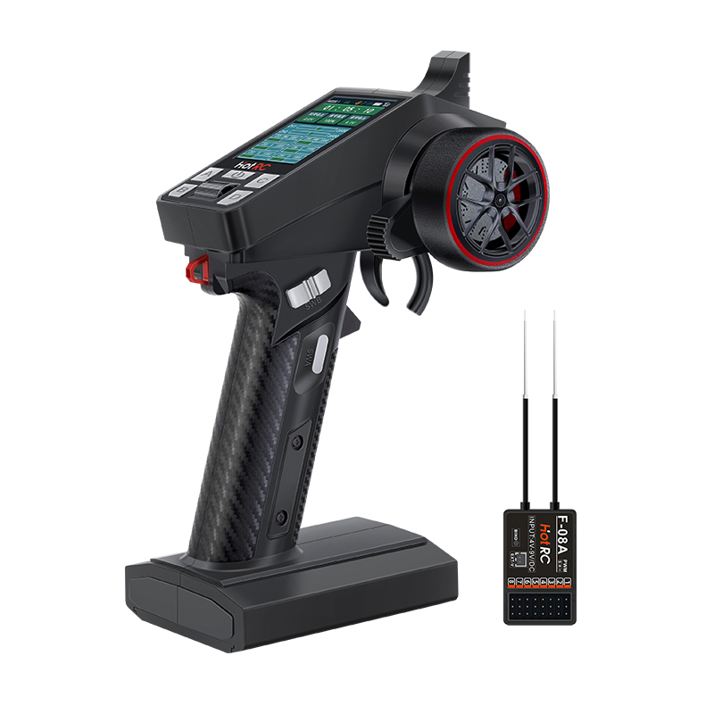 HOTRC CT-8A彩屏遥控器8通道RC车模船坦克混控攀爬车控