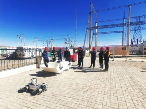 青海首个四足机器人与无人机结合巡检科技项目通过自验收