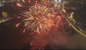 警务无人机空中巡护，全力为春节安全保驾护航