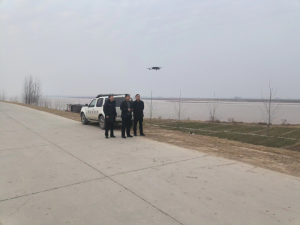 【攻坚在行动】兰考县环委会利用无人机对黄河（兰考段）开展精准巡查