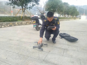 藤桥无人机出动排查