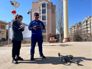 出动无人机 为安全巡查插上“智慧翅膀”