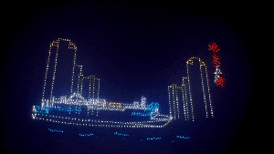 1411架无人机惊艳亮相，大连这波宣传赢麻了！