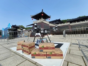 丰翼无人机在无锡开通“快递助农”果品航线