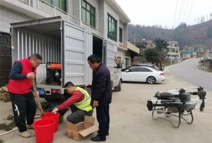 镇宁无人机为农作物精准施肥施药
