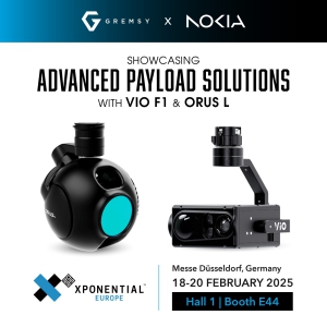 Gremsy 和诺基亚在 XPONENTIAL Europe 2025 上推出无人机集成解决方案