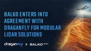 Balko Technologies 与 Draganfly 合作提供模块化 LiDAR 无人机解决方案