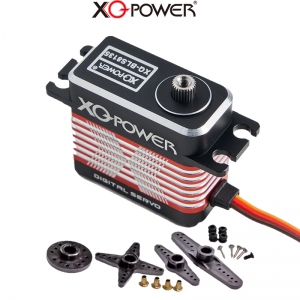 XQpower金属舵机20-35KG钢齿高性能航模无人机直升机舵机 可定制