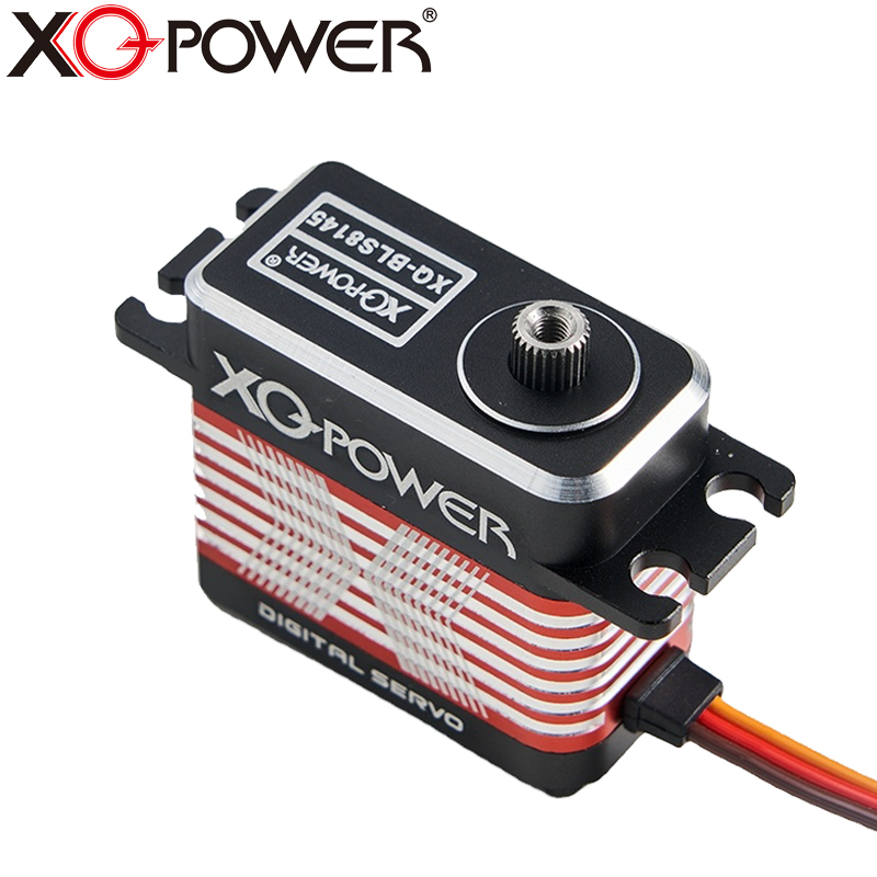XQ-POWER 48KG无刷空心杯舵机标准尺寸钢齿轮中大型无人机 航模 船模舵机
