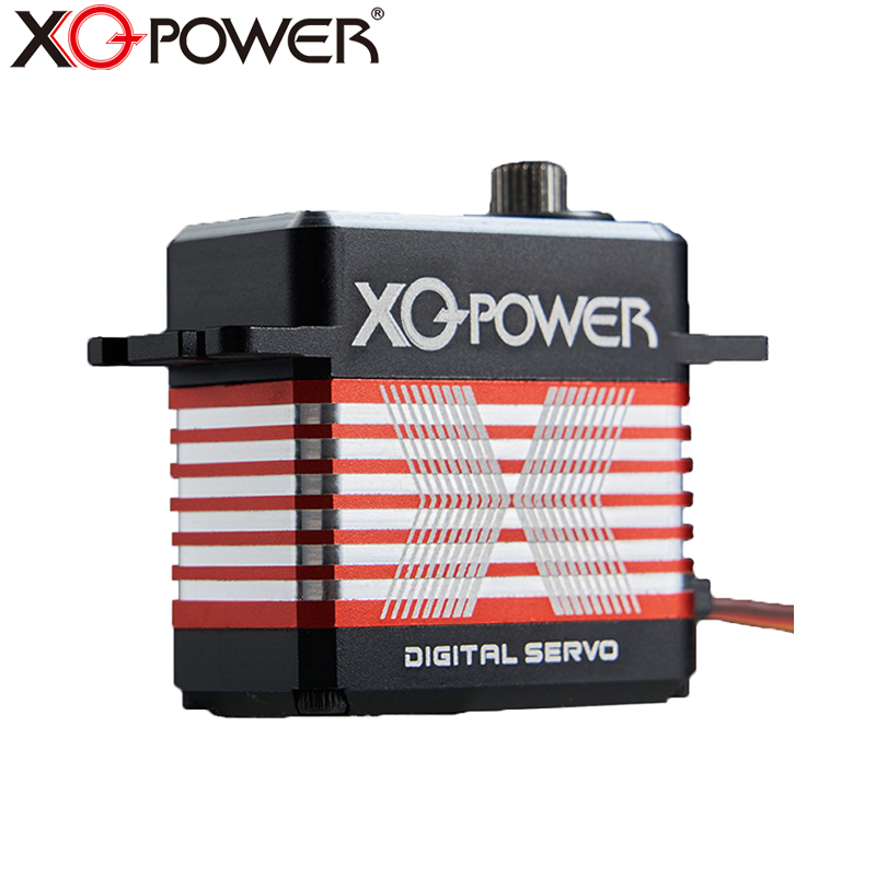 XQ-POWER 75KG无刷舵机标准尺寸大型无人机 大型航模 船模金属舵机