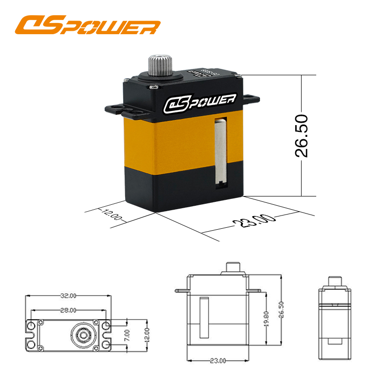 11kg全金属磁编TTL舵机 DS-S009C