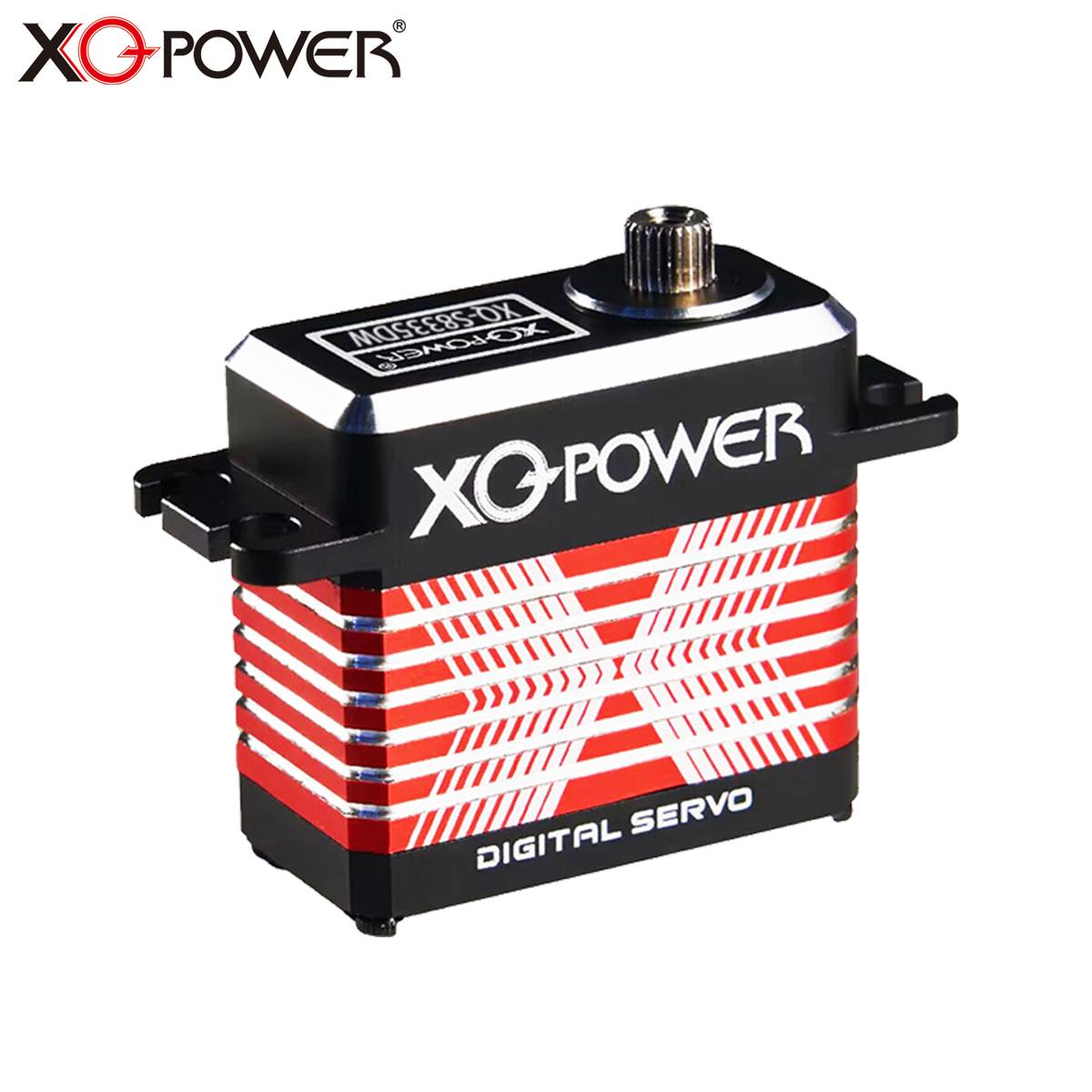 XQ-POWER 35KG防水舵机IP67级防护无刷马达钢齿轮遥控无人船 船模舵机