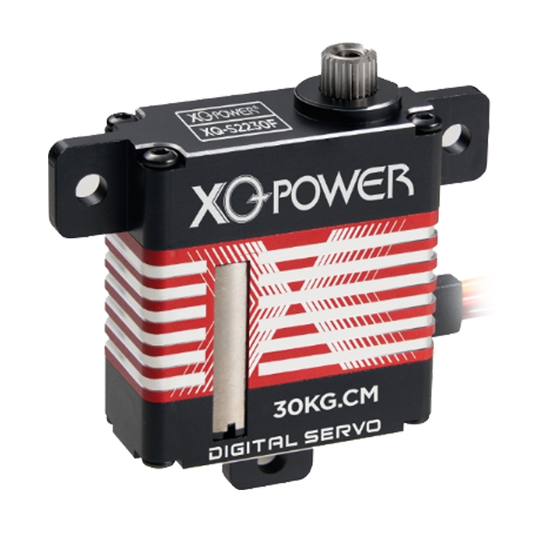 XQ-POWER金属扁舵机32KG扭力防水机身固定翼无人机 垂起无人机舵机