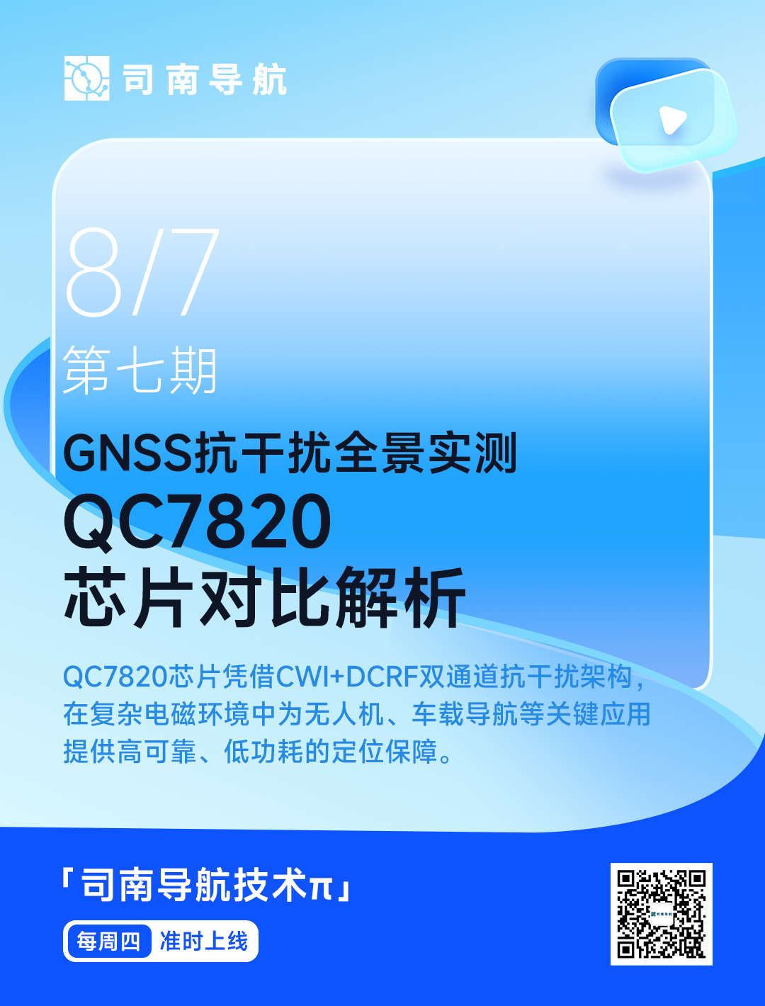 司南技术π （第7期） | GNSS抗干扰全景实测 —— QC7820芯片对比解析