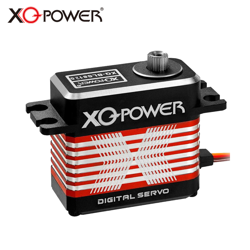 XQ-POWER无刷舵机25KG 8.4V钢齿轮全铝机身 大型固定翼无人机舵机