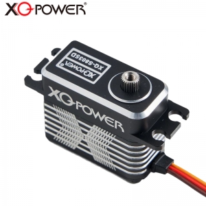 XQ-POWER数码舵机35KG空心杯电机8.4V金属外壳钢齿 固定翼无人机机翼舵机