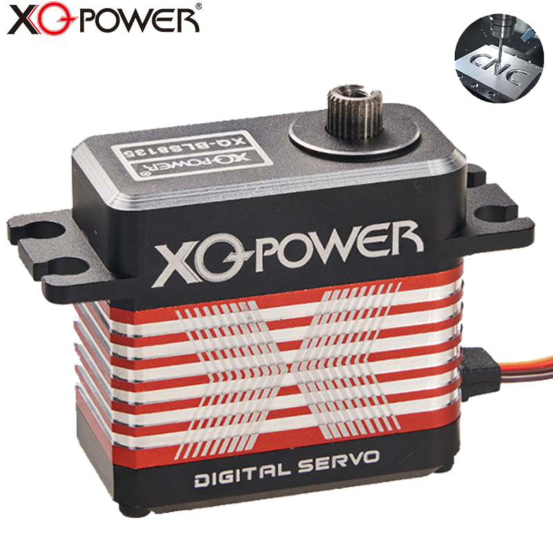 无刷伺服舵机 35KG扭力8.4V电压CNC全铝外壳钢齿轮 无人机舵机