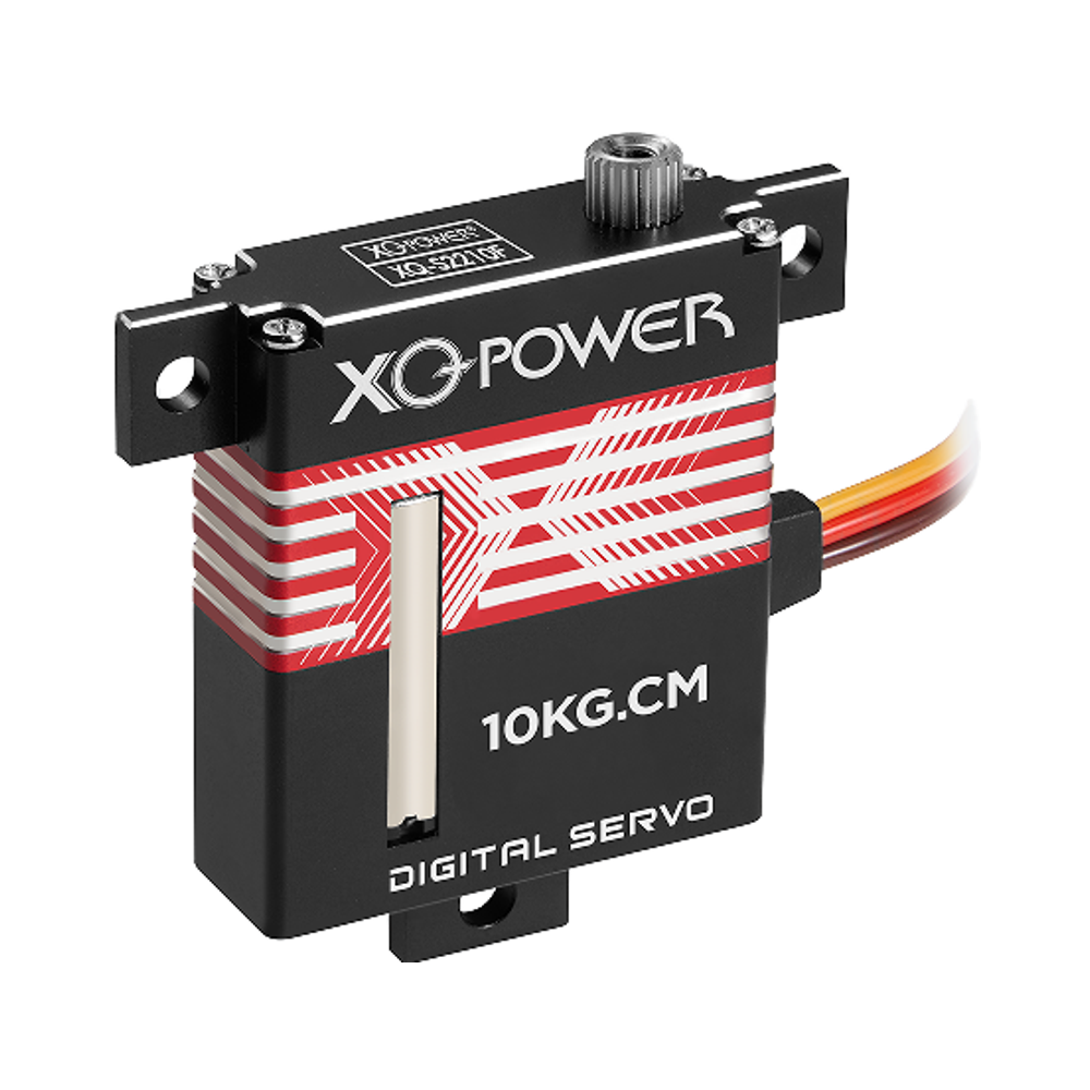 XQ-POWER小型扁伺服器11KG扭力8.4V电压金属齿轮耐磨高精度 无人机舵机