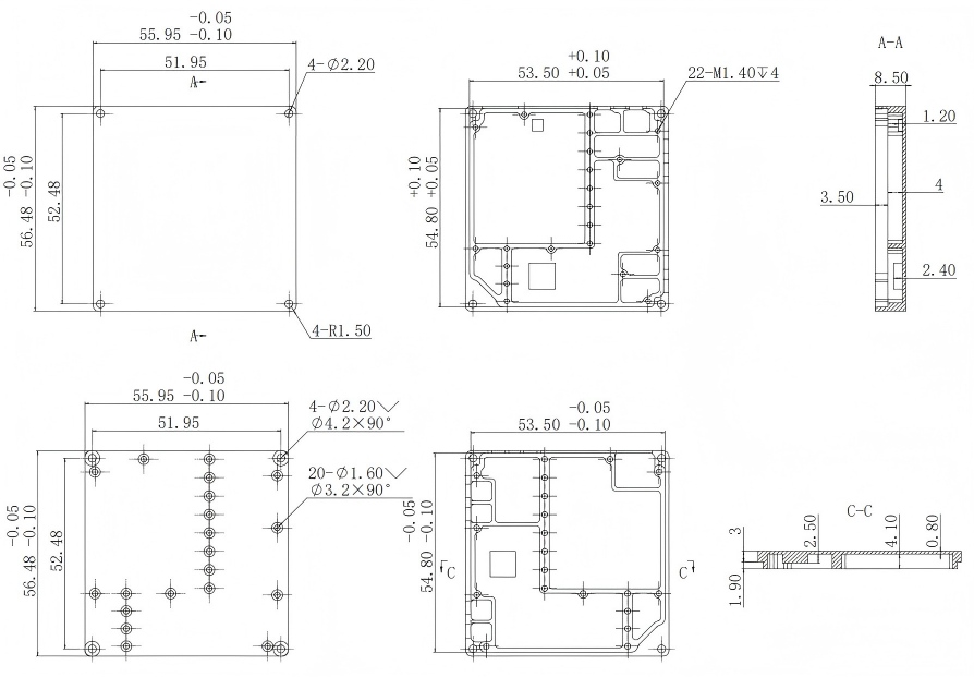 ZH-JM3206四阵元抗干扰模块