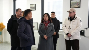 西安浐灞国际港管委会领导一行莅临天翼科技参观交流