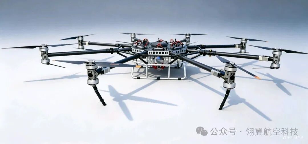 翎翼航空LY400-A16L型320-450公斤载重无人机（T-MOTOR A16L动力）