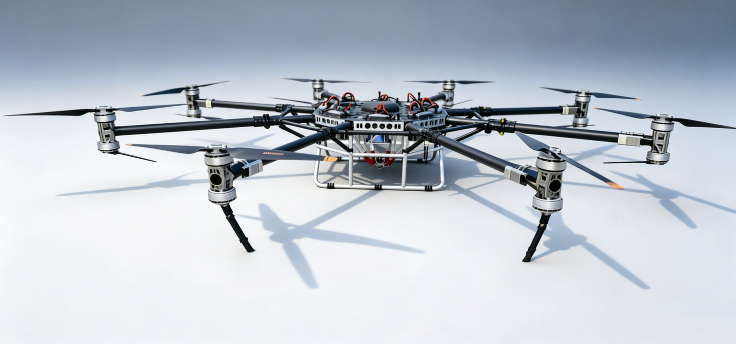 翎翼航空LY500型500-600公斤载重无人机（T-MOTOR A18L动力）