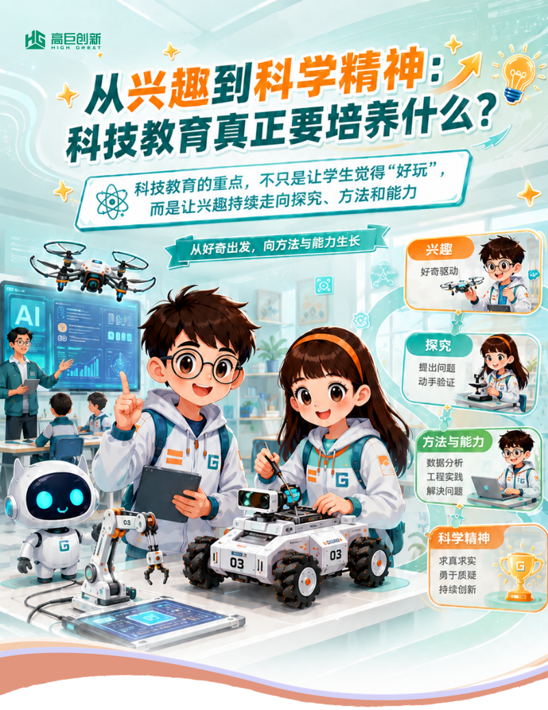 从兴趣到科学精神：科技教育真正要培养什么？