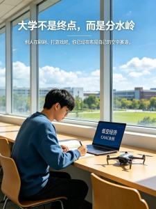 【精飞CAAC暑假班】低空经济风口，大学生靠抢跑就业新赛道！