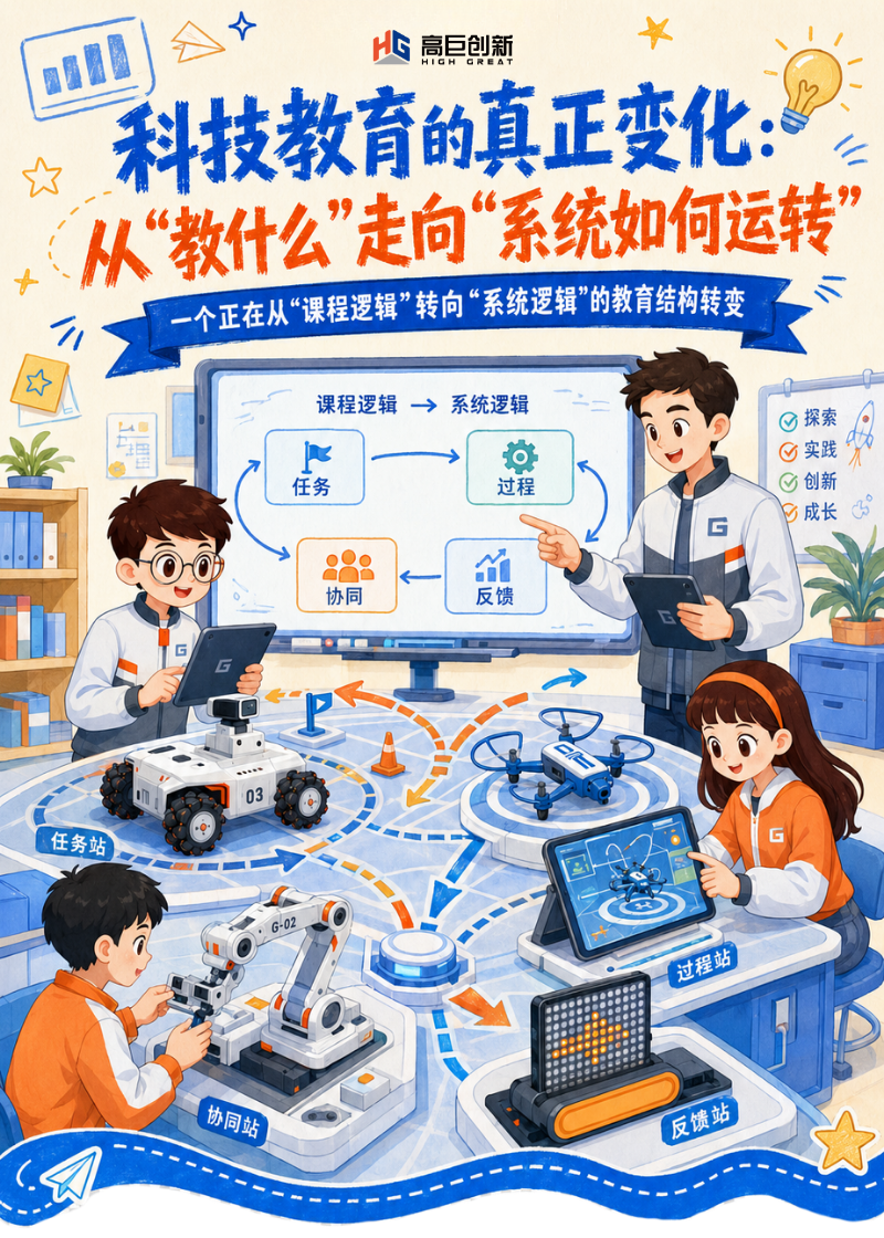 科技教育的真正变化：从“教什么”走向“系统如何运转”