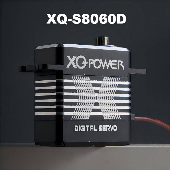XQ-S8060D专业遥控模型伺服舵机 耐腐蚀全铝外壳防水数字舵机 60kg大扭矩