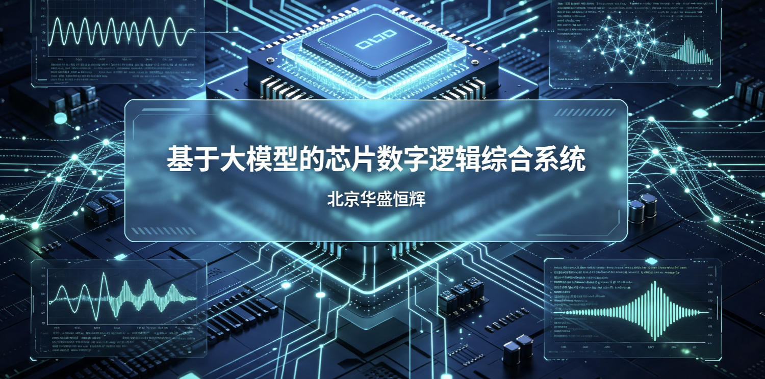 基于大模型人工智能AI的芯片数字逻辑综合系统平台软件