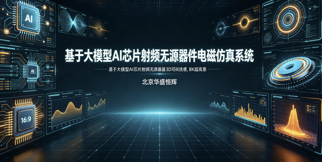 基于大模型人工智能AI的芯片射频无源器件电磁仿真系统软件平台