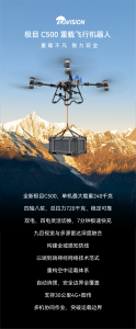 一图看懂 | 极目重载飞行机器人C500